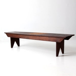 antique primitive farmhouse bench