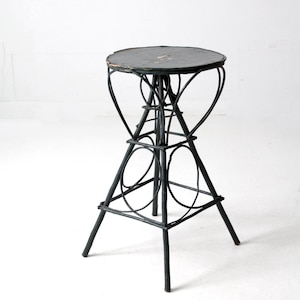 antique painted Adirondack twig table