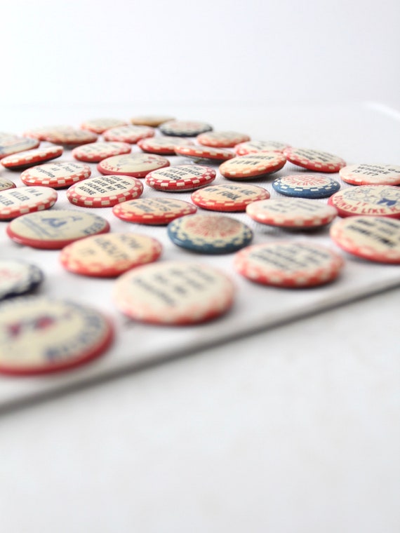 vintage pinback buttons collection circa 1930s - … - image 9