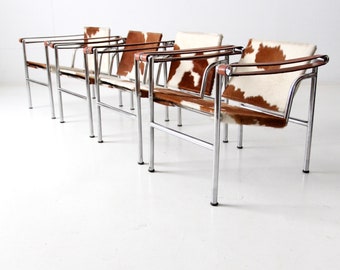 mid-century Le Corbusier LCI sling chairs set of 4