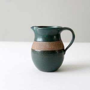 vintage studio pottery pitcher