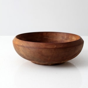vintage wooden bowl