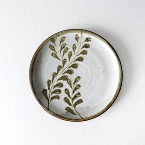 vintage studio pottery plate image 1