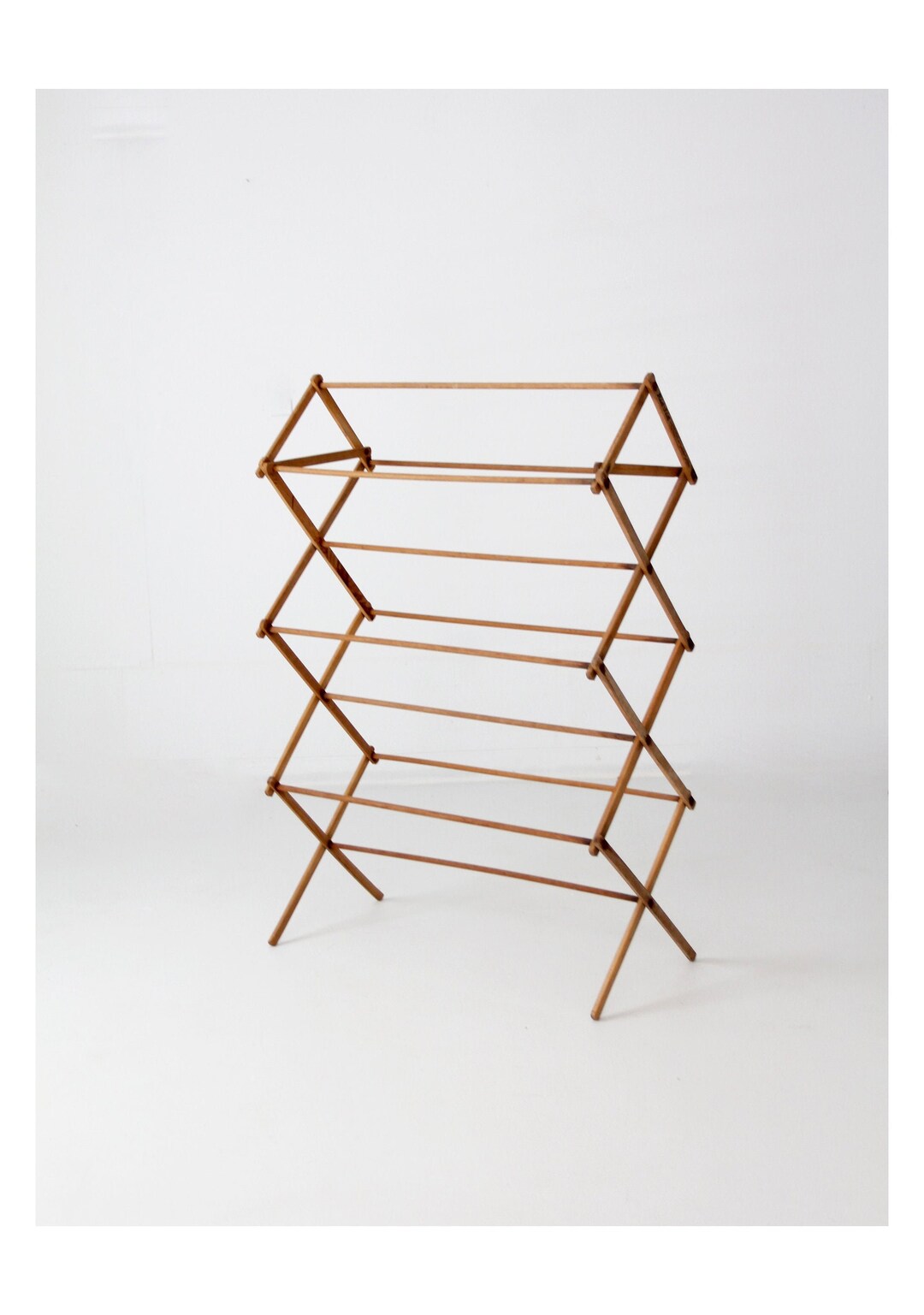 Vintage Ridjid Wooden Drying Rack Etsy