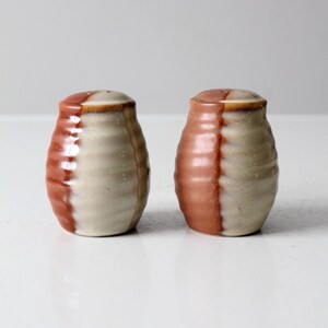 vintage studio pottery salt and pepper shakers