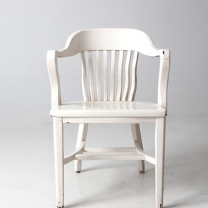 vintage painted library chair