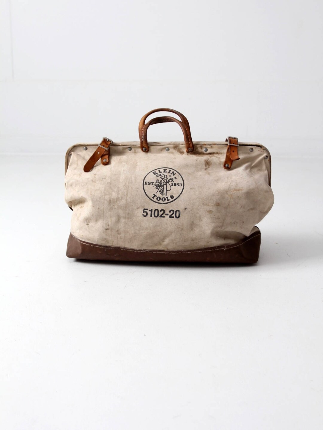Vintage Klein Tools Bag, Canvas Lineman's Bag Etsy