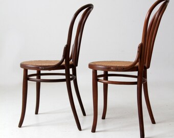 希少! Jacob & Josef Kohn ベントウッドチェア Antique Jacob & Josef Kohn Bentwood Chair With Pressed Seat
