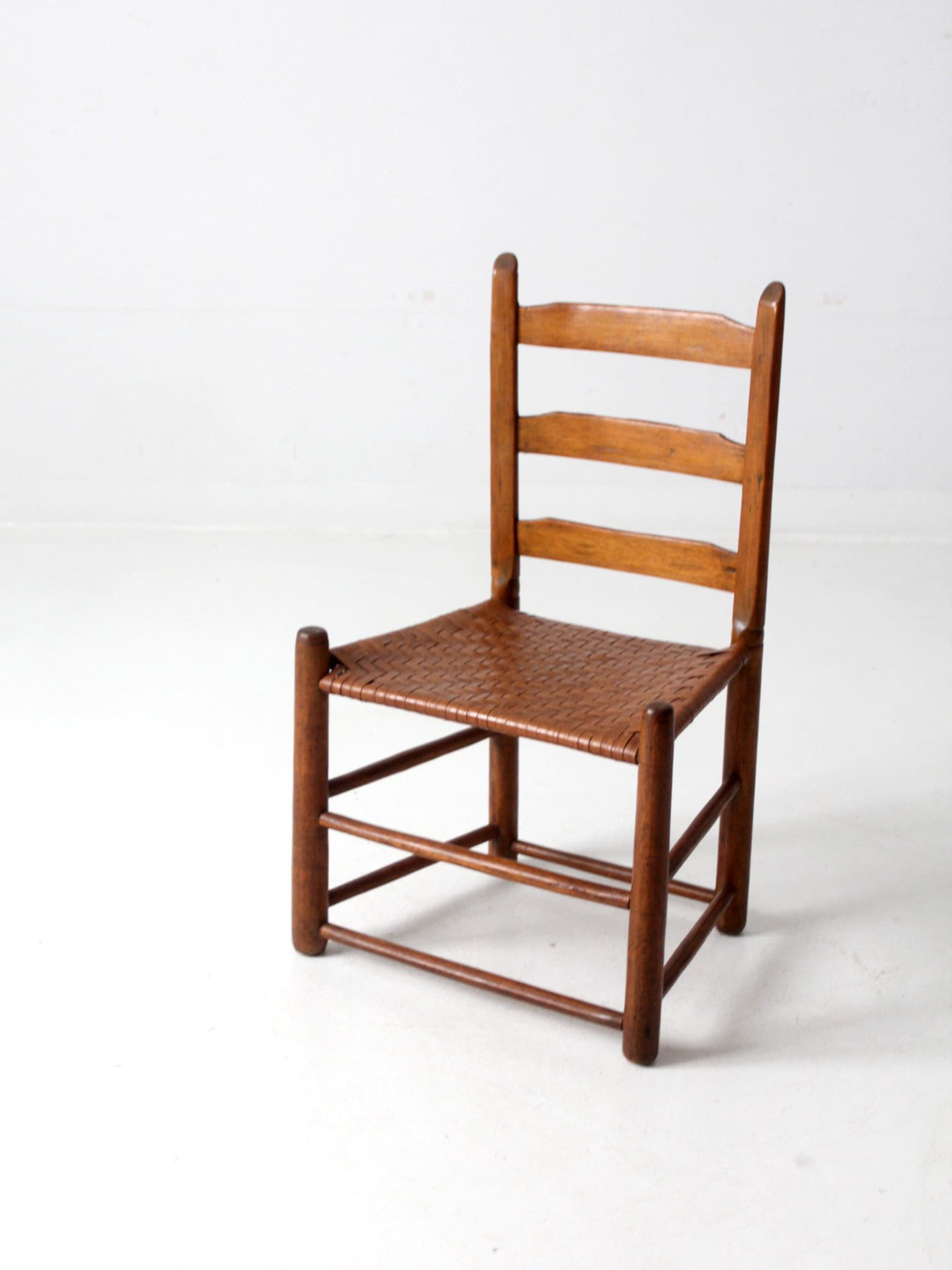 Splintbottomed Chair Antique Herringbone Splint Seat Chair - Etsy