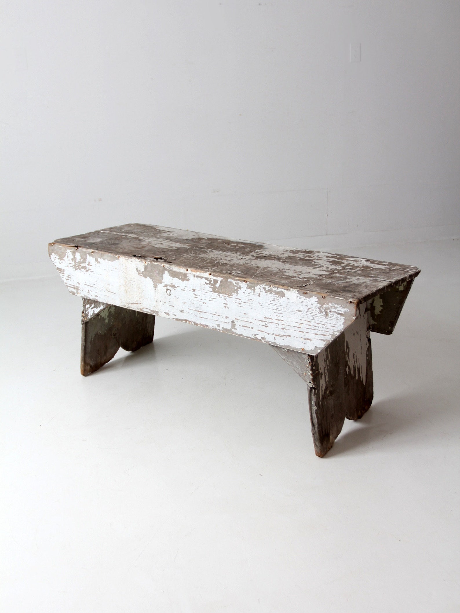 Antique Primitive Farmhouse Bench - Etsy