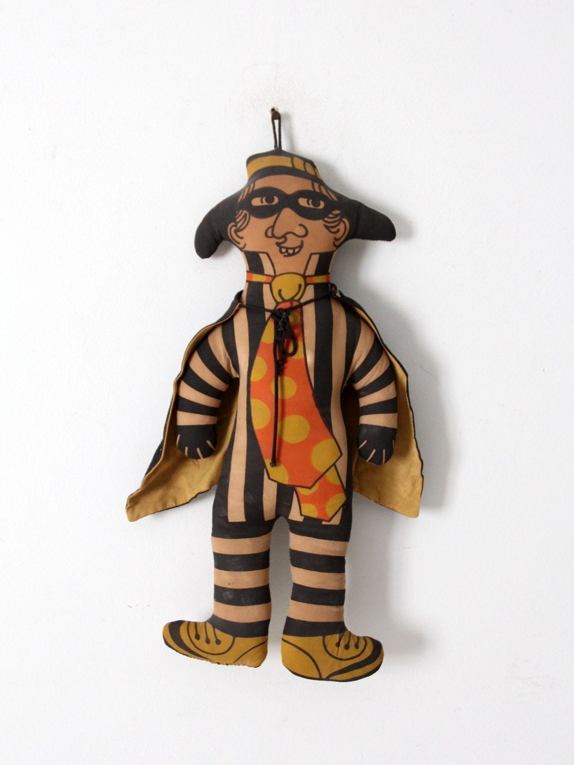 Vintage 70s Mcdonald's Hamburglar Doll - Etsy Israel