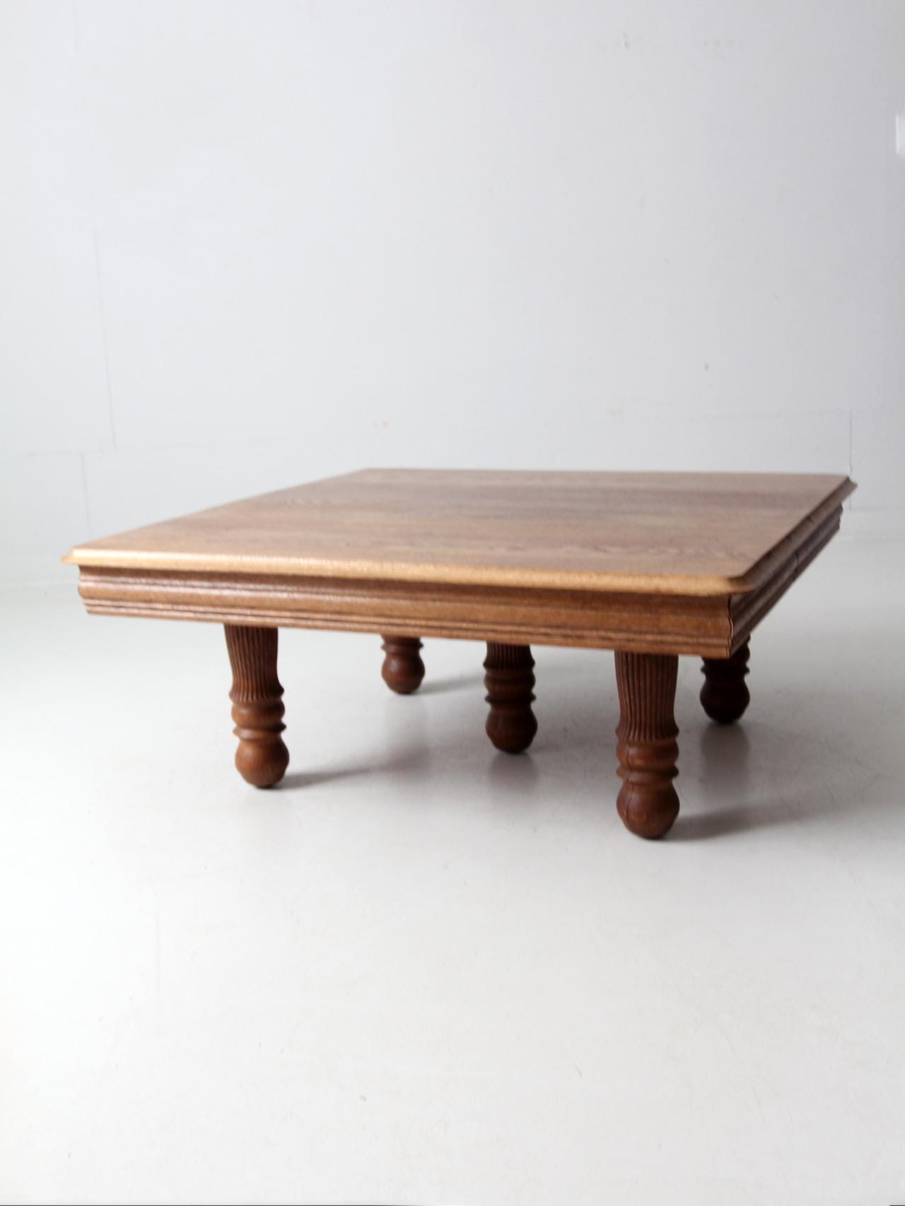 Antique Oak Coffee Table - Etsy