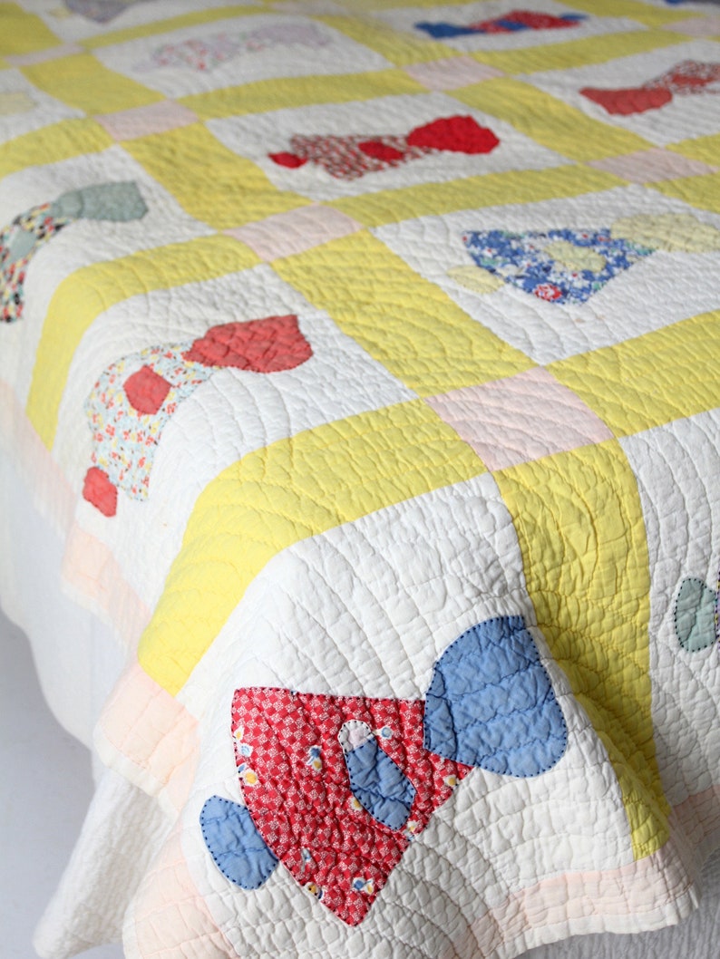 Vintage Sunbonnet Sue 3-Piece Quilted Bedding Set GFTOHD6675 main image 1