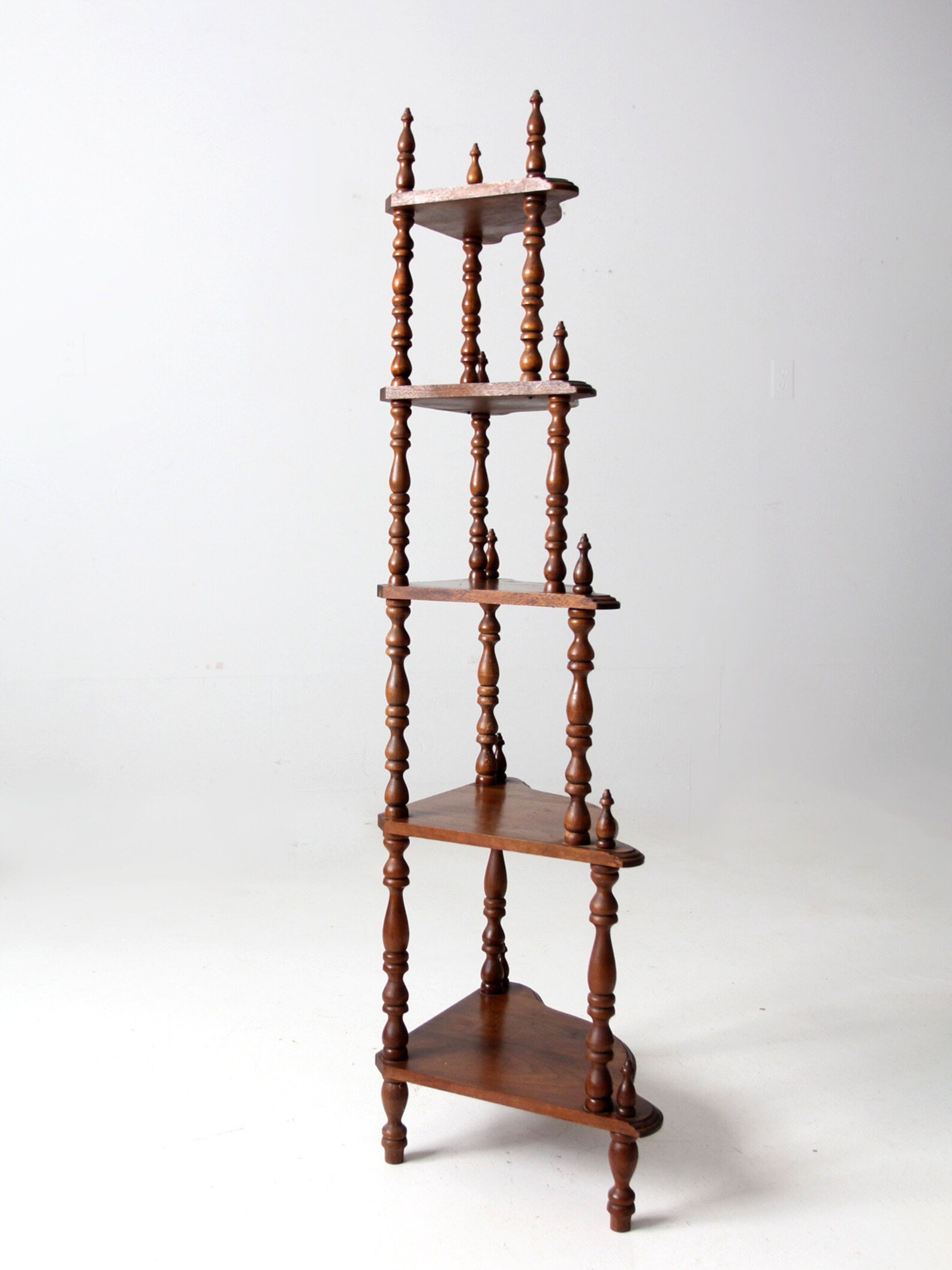 Antique Corner Shelf Etsy