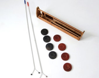 vintage Shuffleboard Set