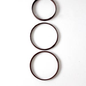 antique iron rings collection of 3 image 4