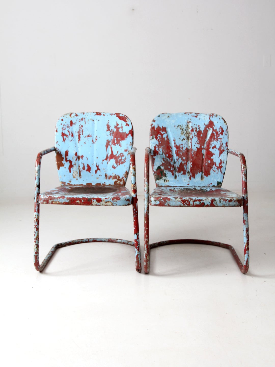 Midcentury Patio Chairs Pair Etsy