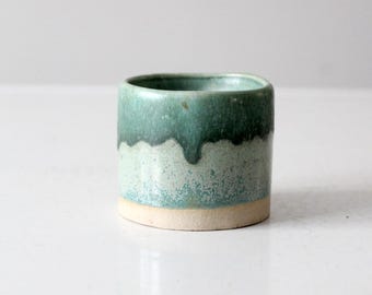 vaso de cerâmica vintage de estúdio