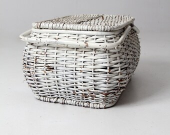 籐製 ピクニックバスケット　ヴィンテージ 籐製 ピクニックバスケット ヴィンテージ 2025年最新