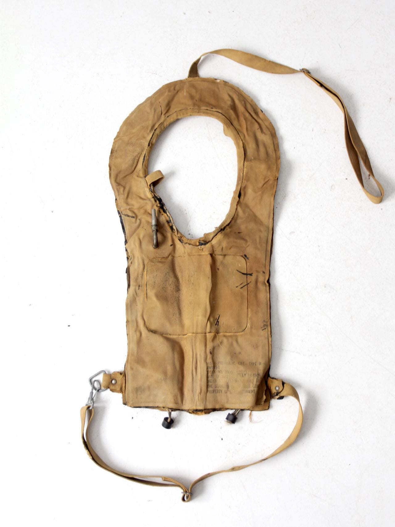 WWII Pneumatic Life Vest - Etsy