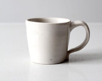 Vintage handgefertigter Keramikbecher aus Studiokeramik