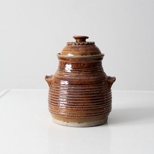 studio pottery jar circa 1970s