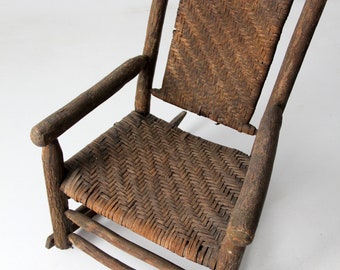 Antique Hickory Rocking Chair
