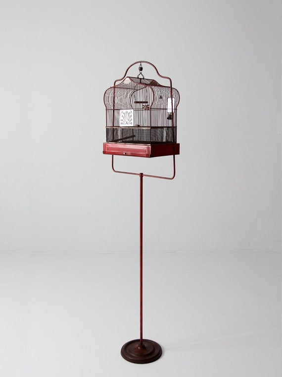 Parakeet cage best sale with stand