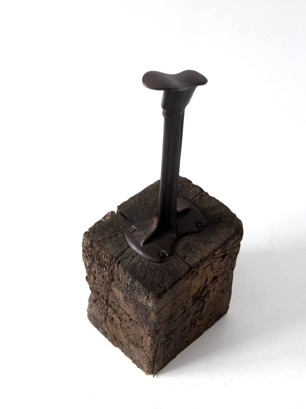 ヴィンテージアンビル台座セット Antique Cobblers Anvil Stand - Etsy