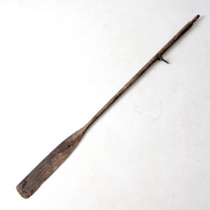 vintage wooden oar