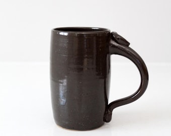 vintage handmade studio pottery mug