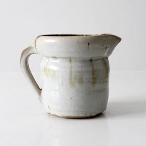 vintage studio pottery pitcher
