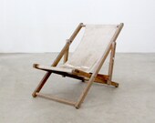 RESERVA - vintage niños silla de cubierta / silla de campamento para niños