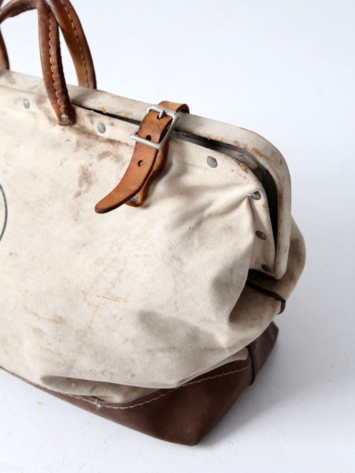 Vintage Klein Tools bag canvas lineman's bag Etsy