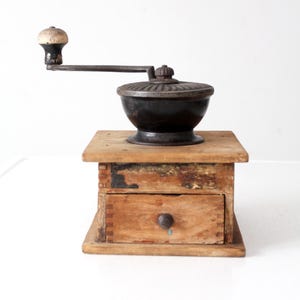 antique coffee grinder