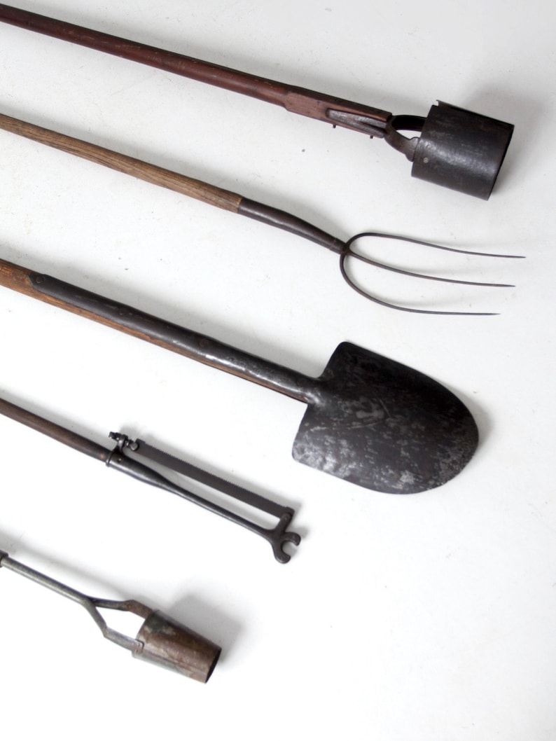 Vintage Garden Tools Collection Etsy