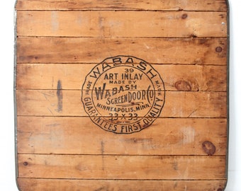 Antique Wabash Screen Door Co Stove Board - Etsy Israel