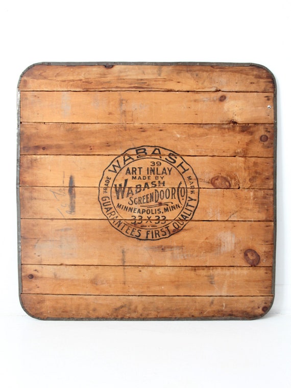 Antique Wabash Screen Door Co Stove Board - Etsy