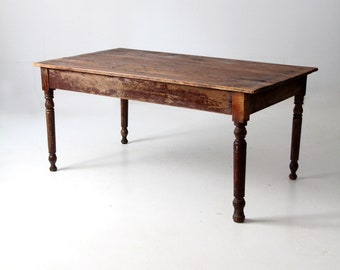 antique primitive table