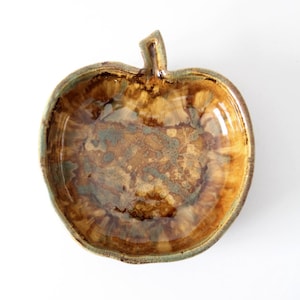 vintage Dryden Pottery appelschaal