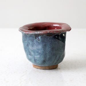 ヴィンテージの手作りスタジオ陶器ボウル