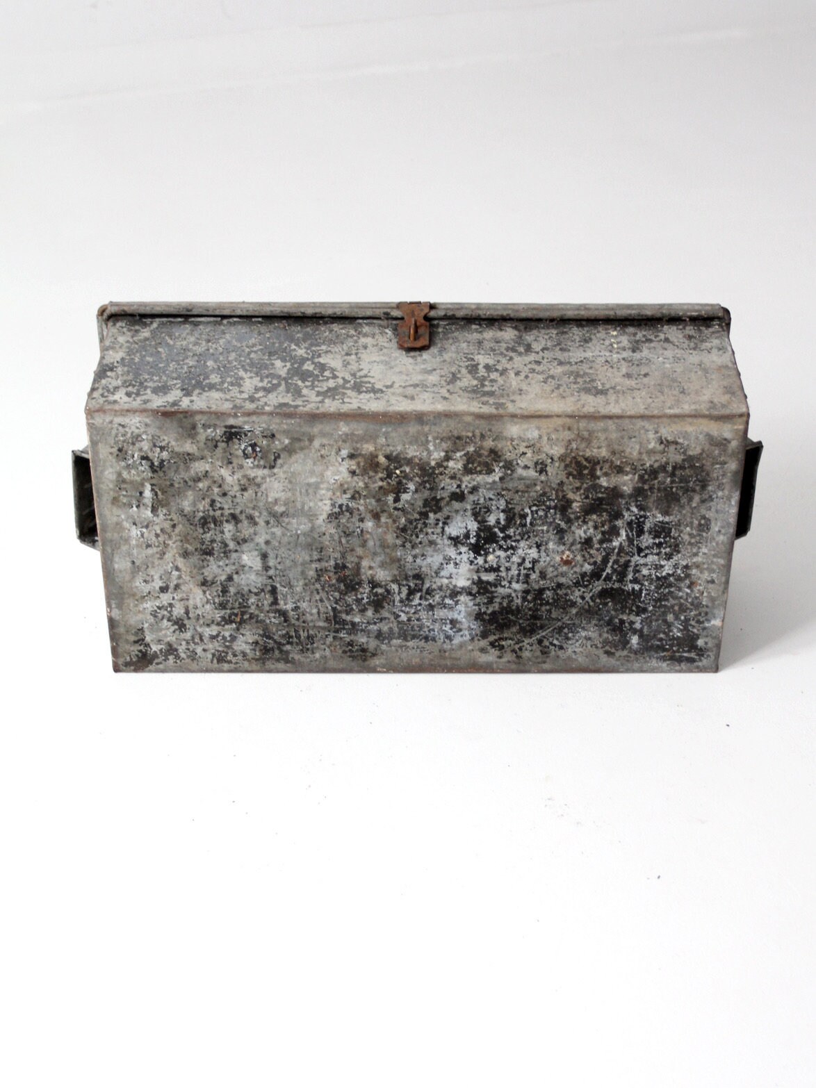 アンティーク雑貨 IRON TOOL BOX Antique Galvanized Metal Tool Box - Etsy