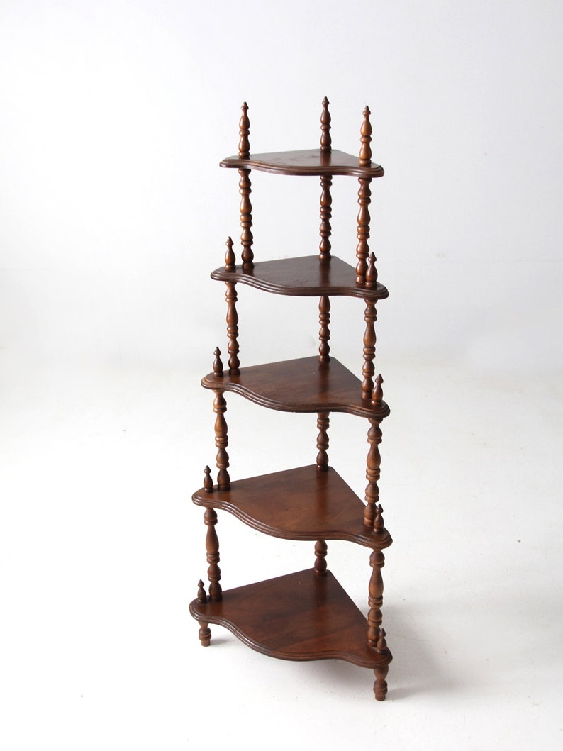 Antique Corner Shelf Etsy