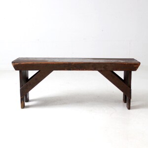 Primitive Antique Rustic Farmhouse Bench - Etsy
