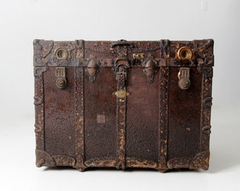 antique travel trunk