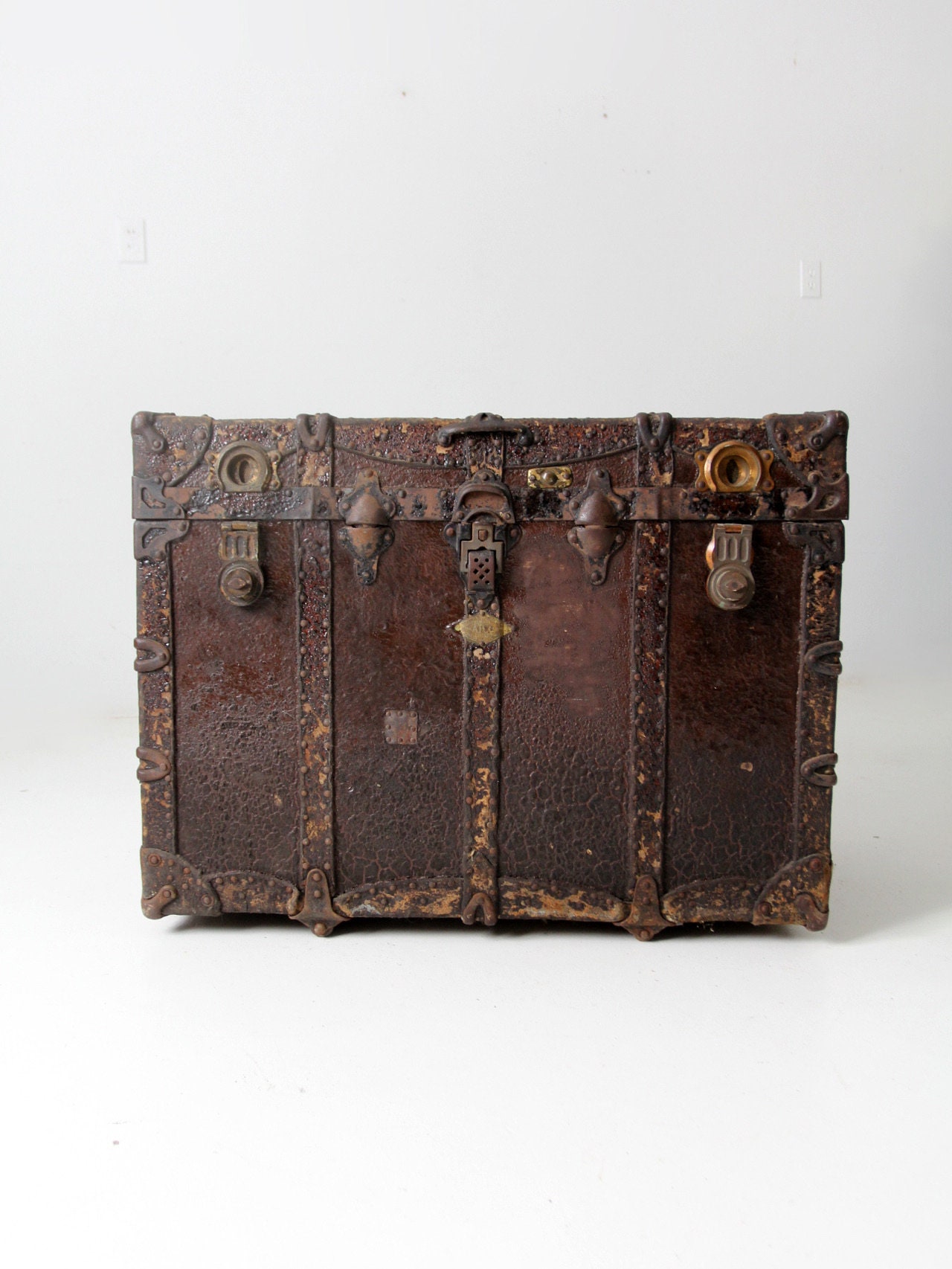 Travel Trunk Rococo Antique Travel Trunk - Etsy