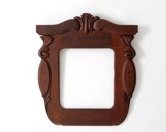 antique carved wood frame