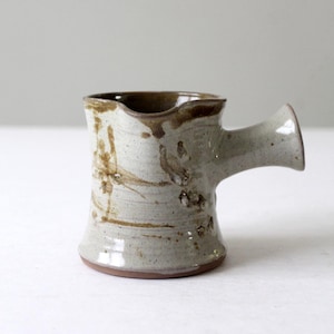 vintage studio pottery pitcher