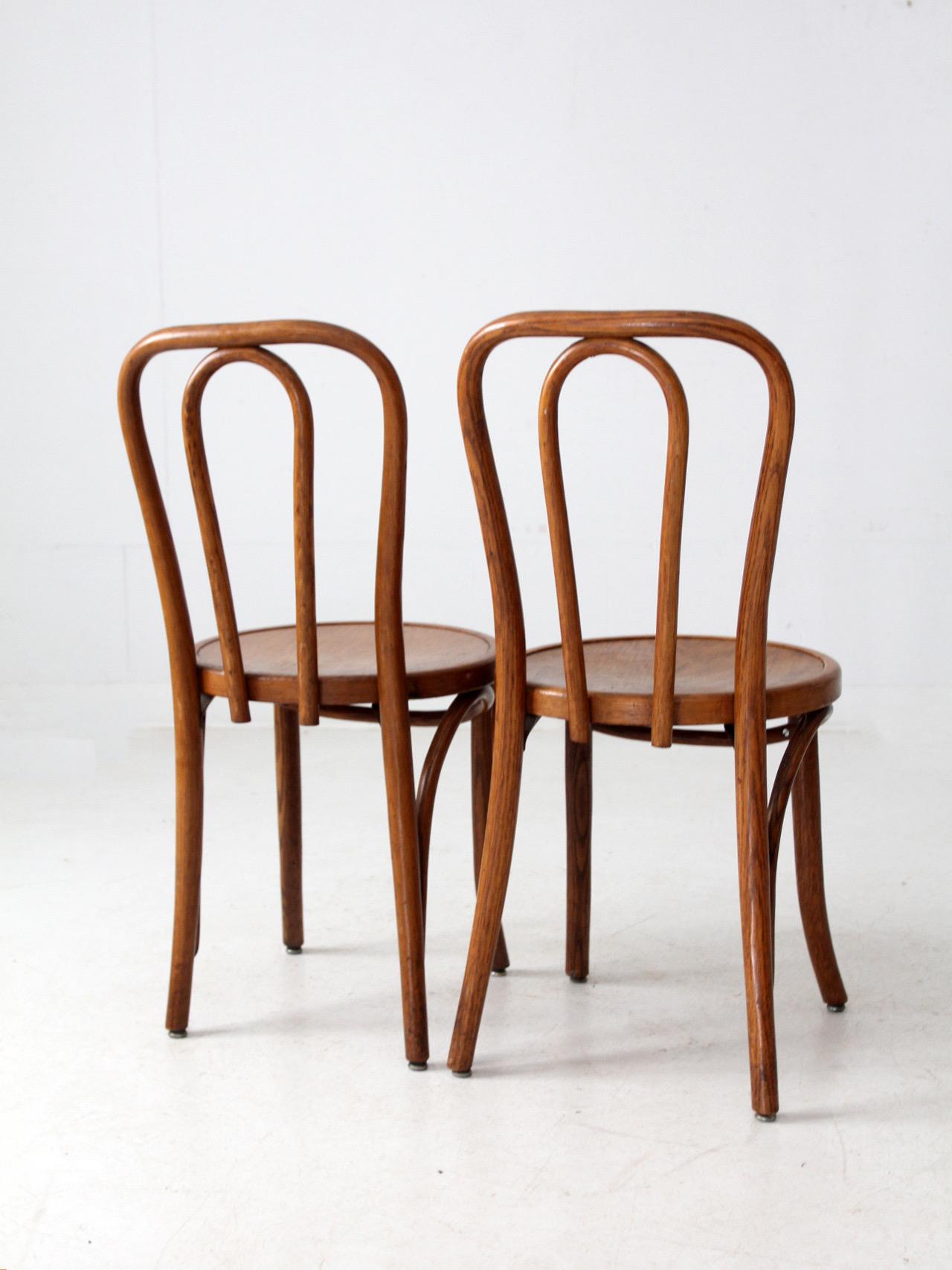 Vintage Bentwood Chair Pair - Etsy