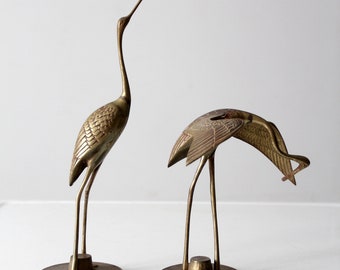 ミッドセンチュリーの真鍮製鳥の置物（ペア） - Etsy 日本